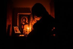 Un altar sencillo en casa